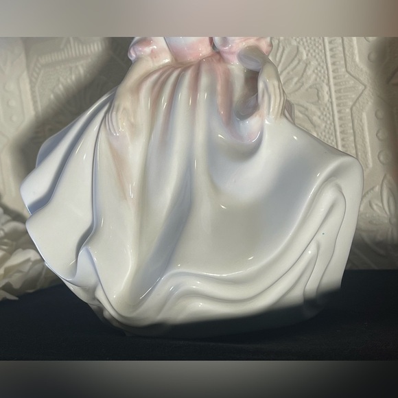 1978 Royal Doulton Sunday Best. Peggy Davies.
HN2698. Rare Blush Pink Dress. - Picture 8 of 14